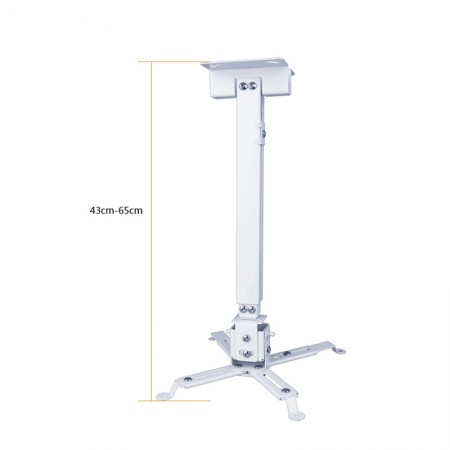 SUPORTE PARA VIDEOPROJECTOR EXTENSIVEL 43 a 65CM DE TECTO UNIVERSAL